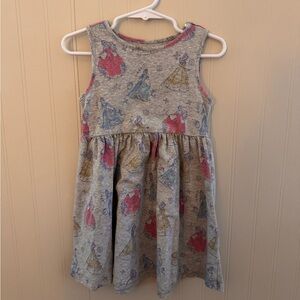 Disney Princess Sleeveless Grey Dress - Aurora, Belle, Cinderella